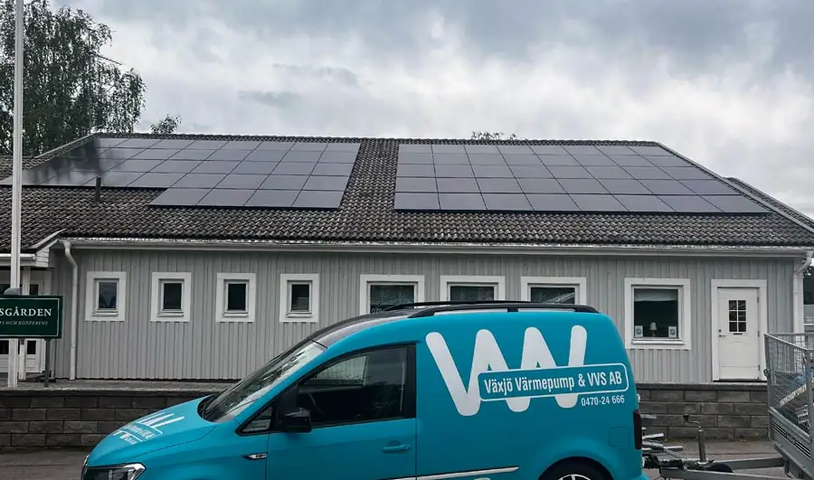 Solpaneler montage solenergi Växjö